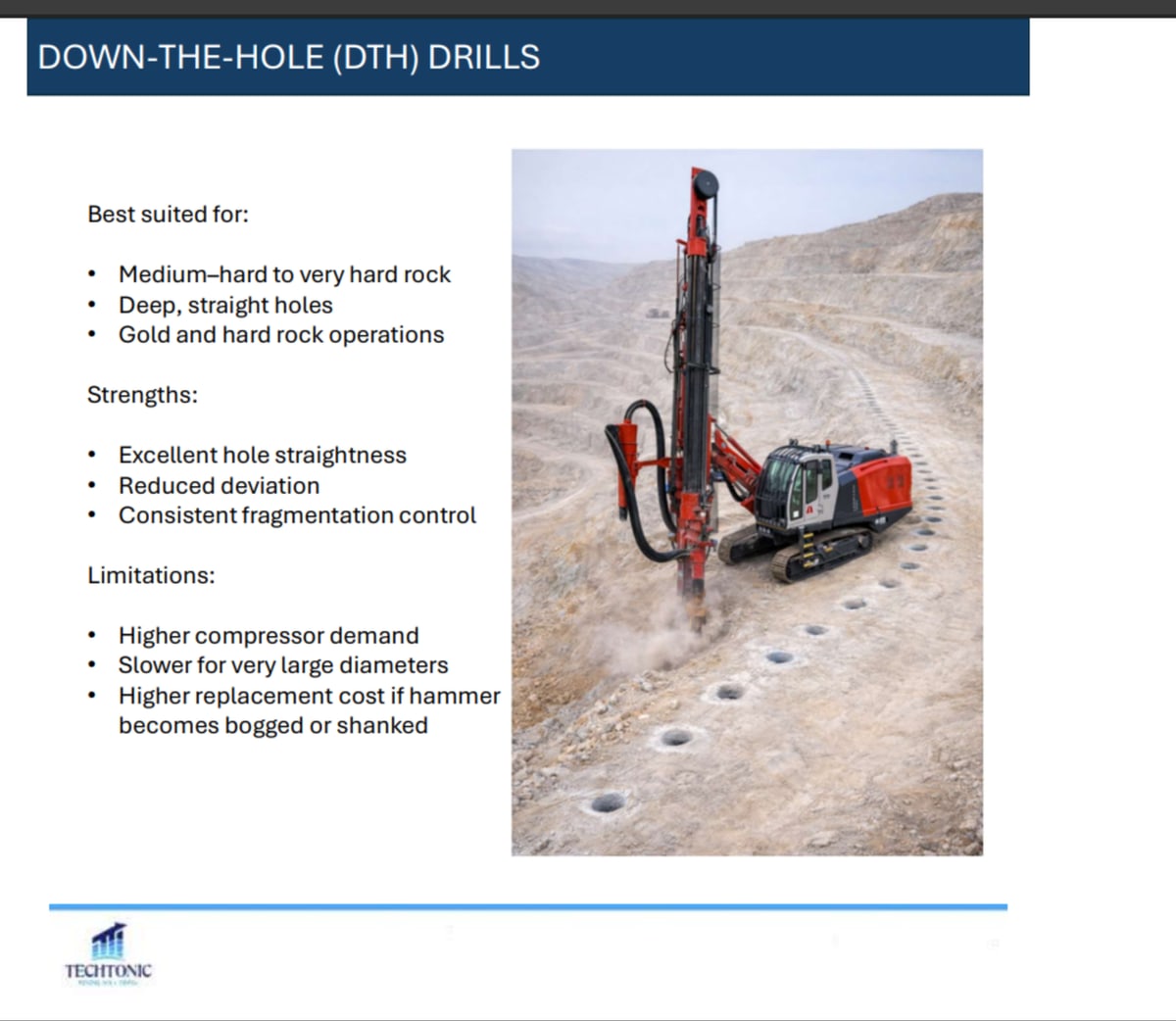 Production Drill Rig Types — slide 5 of 7