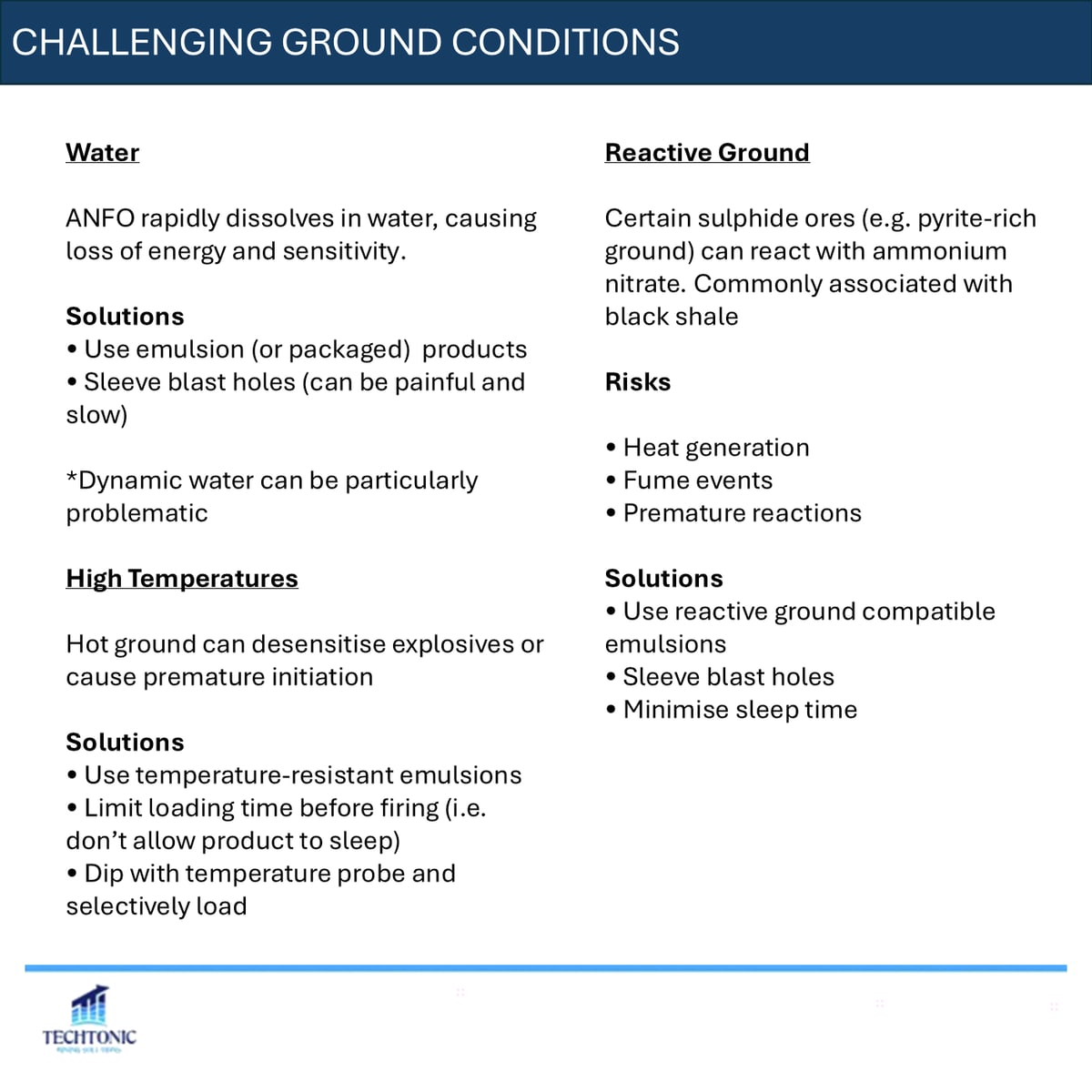 Choosing the Right Explosive — slide 7 of 9