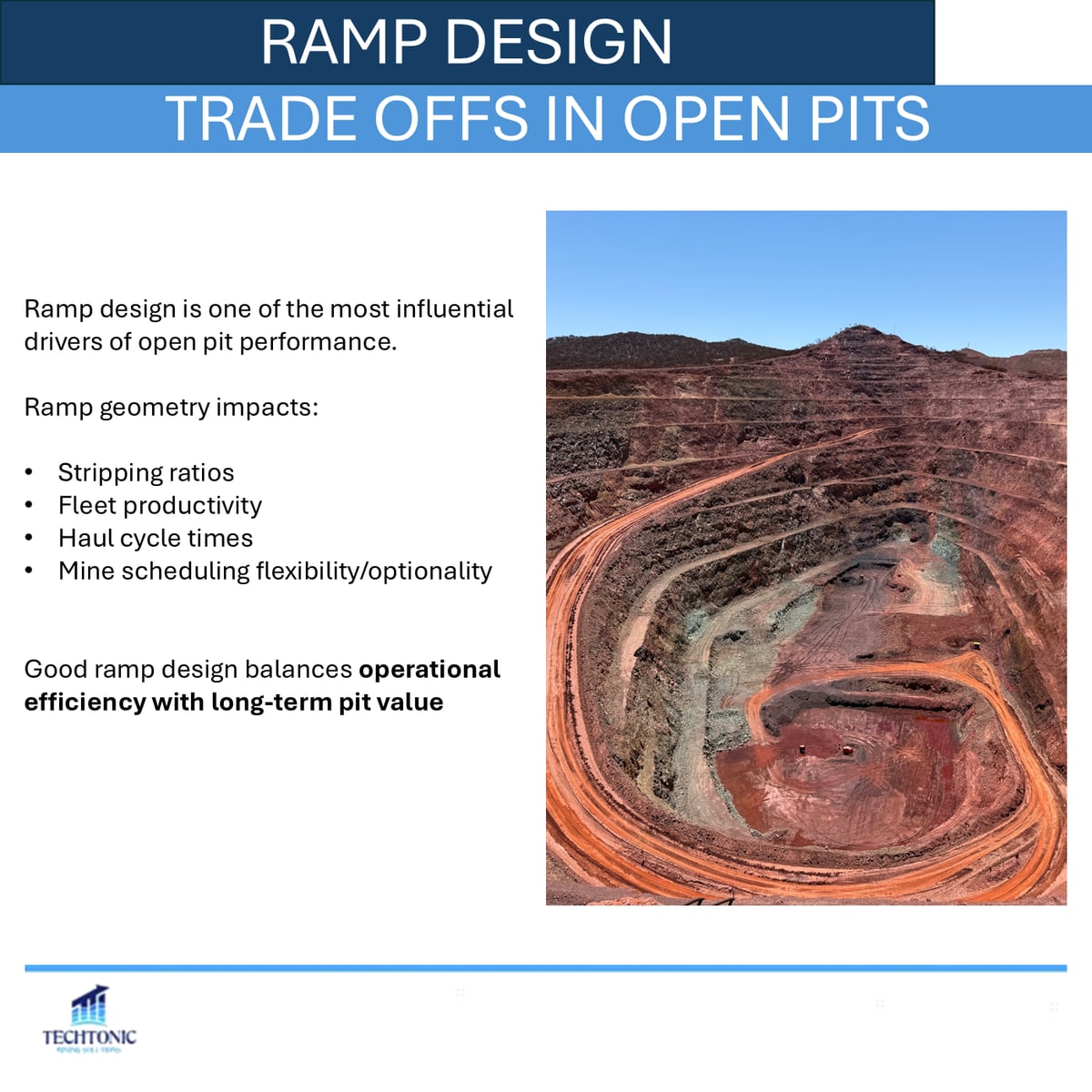 Ramp Design Trade-offs in Open Pits — slide 1 of 7