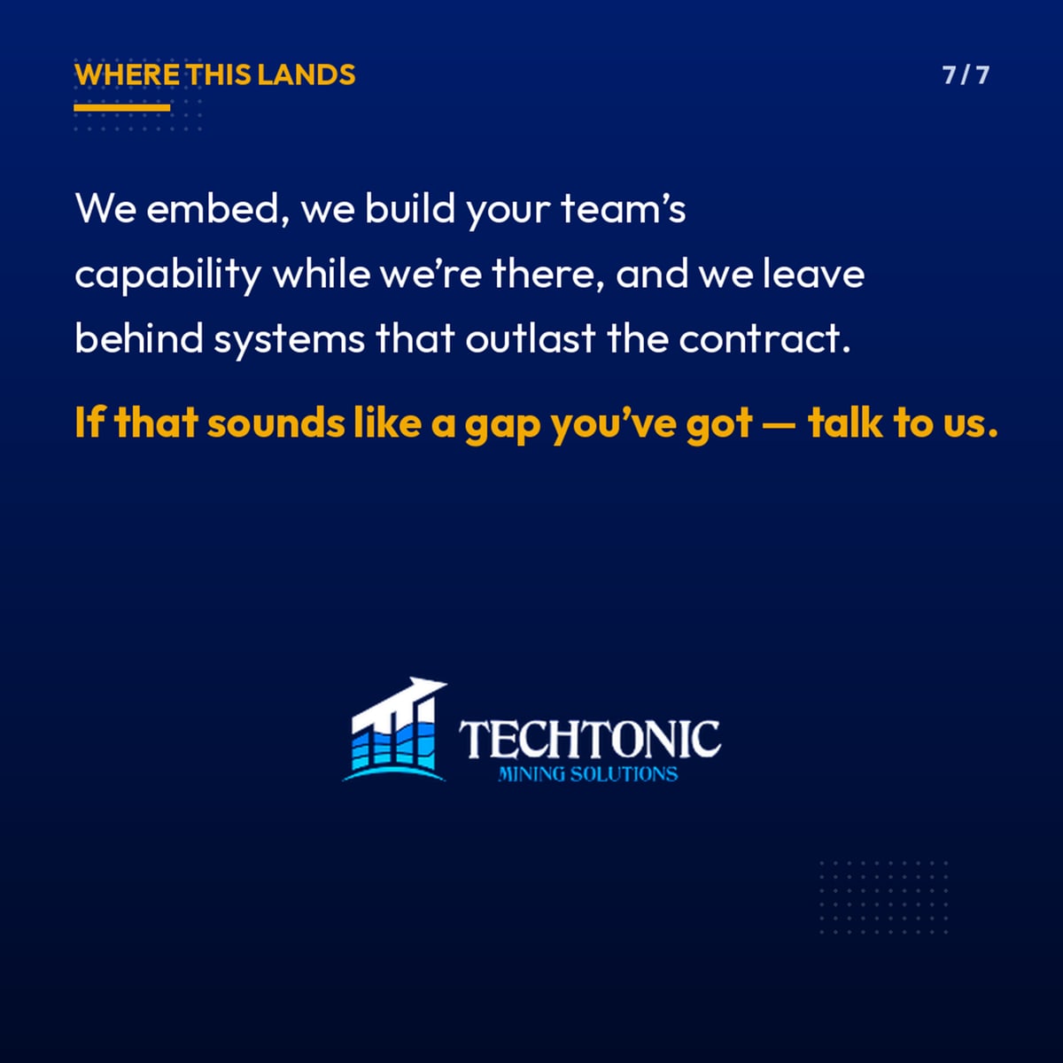 What We Actually Do Underground — slide 7 of 7