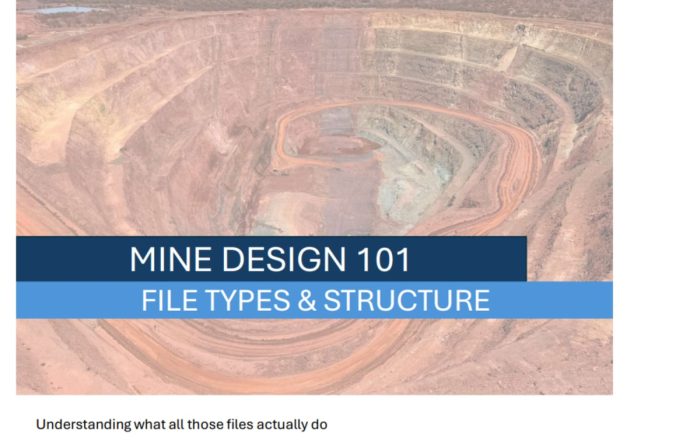 Aerial view of a large open pit mine