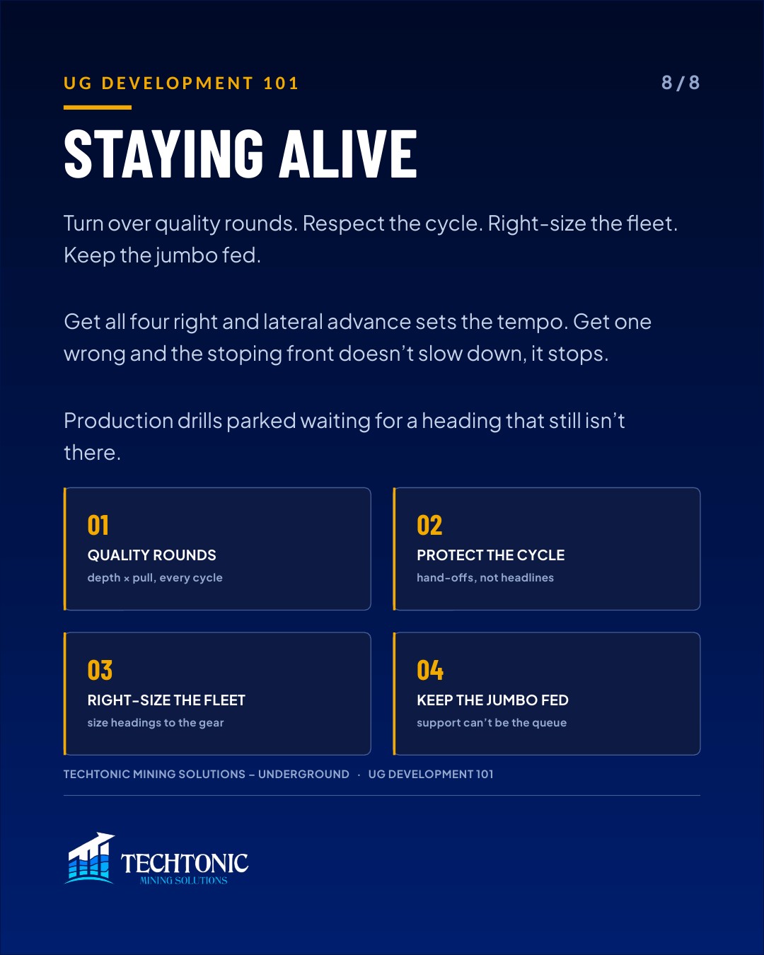 Develop or Die: Why Lateral Advance Sets the Tempo — slide 8 of 8